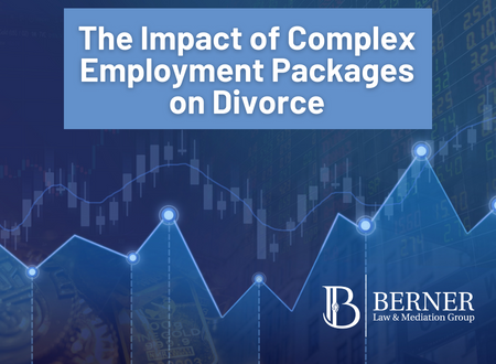 and as income), which would yield an unfair benefit to one spouse, a concept referred to as double dipping. When RSUs are involved in divorce, having an attorney and/or mediator who understands their inner workings is crucial for efficiency and reaching fully informed agreements. Our attorney-mediators at Berner Law and Mediation Group understand the complexity of these compensation packages, know what documentation to request and review, and are committed to ensuring that the classification, valuation, and distribution of these stock options align with a sensible and fully informed resolution.