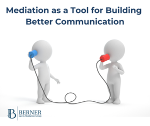 The mediators at Berner Law and Mediation Group recognize that family dynamics do not end with a divorce but rather evolve. The mediator is in the lives of this family for a short time; there may be modifications to the divorce terms as the children grow older and have different needs, as jobs change and income fluctuates, and as the financial needs of the family transform. The mediation process supports the undeniable assumption that future conversations and adaptations will need to be made. It provides couples with a pathway of cooperation and communication tools that lay the foundation to solve these future issues and ultimately provide for a healthier post-divorce relationship. 